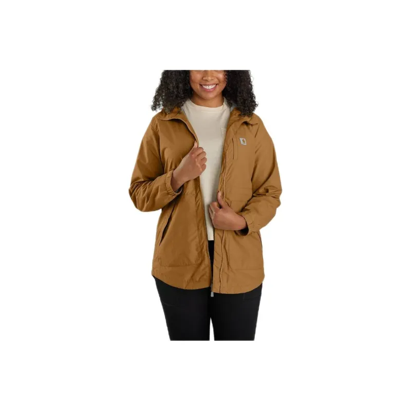 Carhartt 104221 RAIN DEFENDER Collection LIGHTWEIGHT COAT-1 WARM RATING Jackets & Coats RELAXED FIT Women's GREEN/Green-1