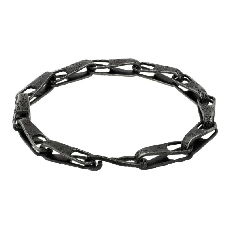 Professor.E 925 Silver, Sterling Silver Bracelets Men's Bronze-1