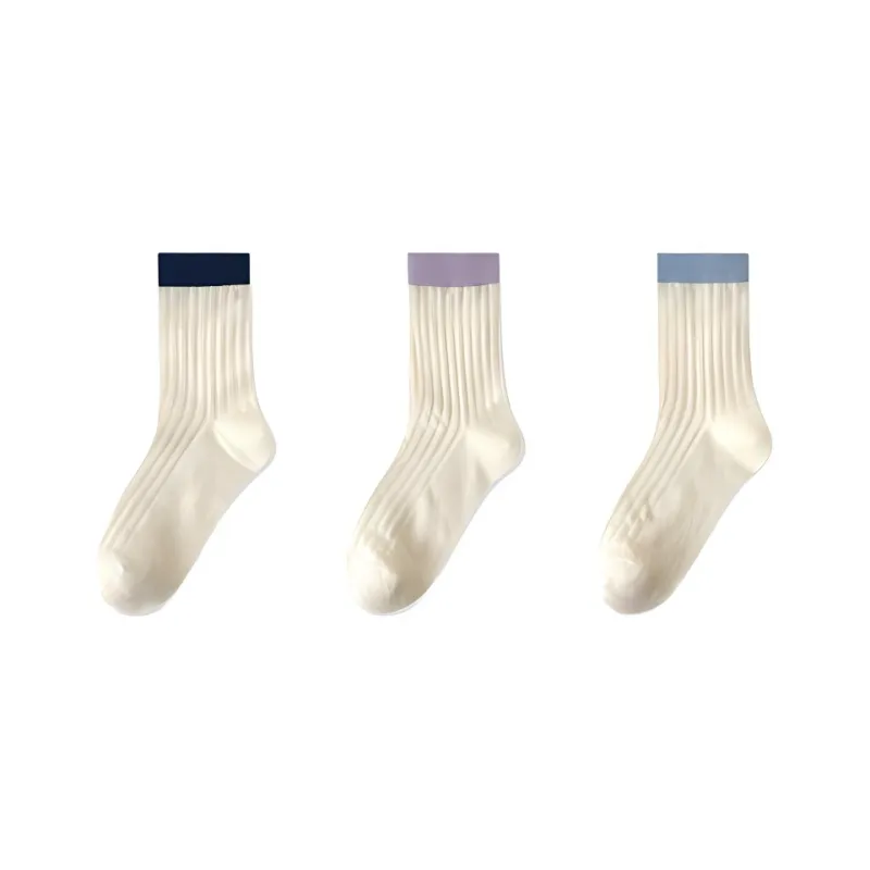 H YXIANG Mid Calf Socks Women's Combo Set-7