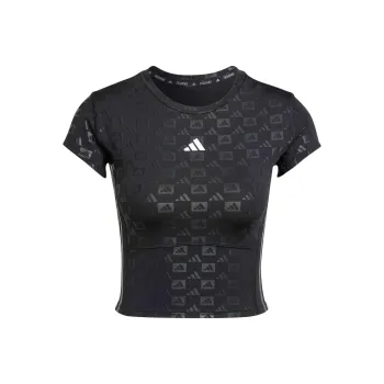 Adidas Free Shipping With AdiClub Hyperglam Training Emboss Tee