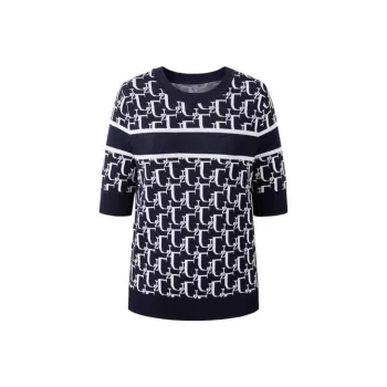 JZ Juzui Knitwear Women's Floral Black