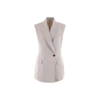 Brunello Cucinelli V-Neck Sleeveless Jacket