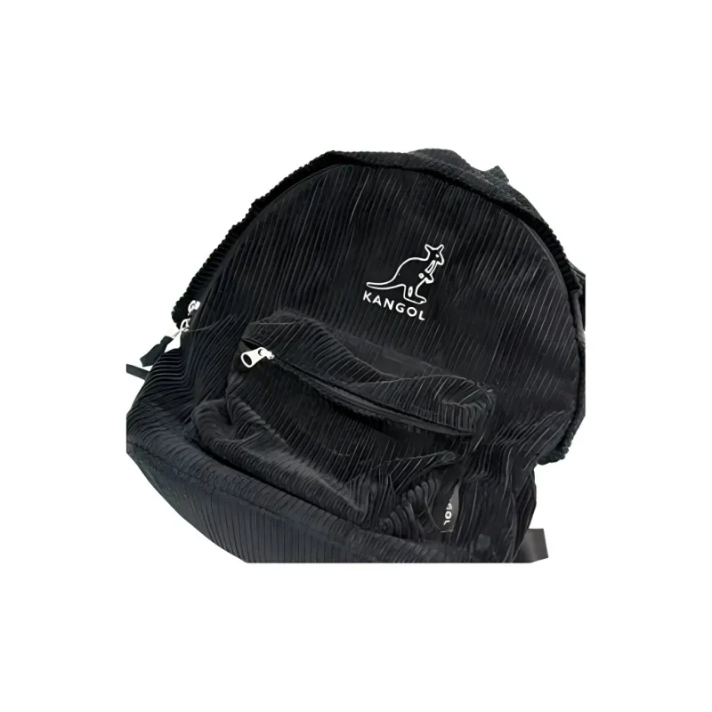 KANGOL Cotton Backpack Regular Unisex Black-2