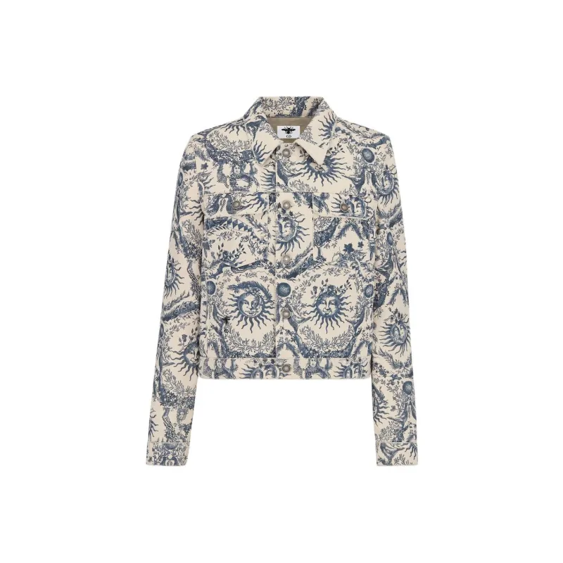 DIOR SS24 Jackets Coats Women's Marine Blue-0