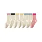 White Pink Ribbed Cuff, White Black Ribbed Cuff, White Yellow Ribbed Cuff, White Blue Ribbed Cuff, Pink Rose Ribbed Cuff