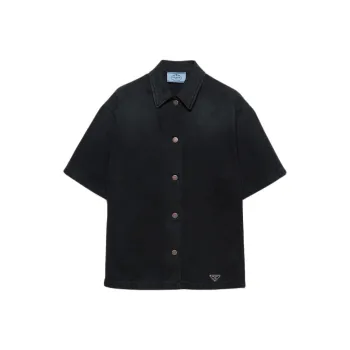 PRADA Denim Shirt Women's Black