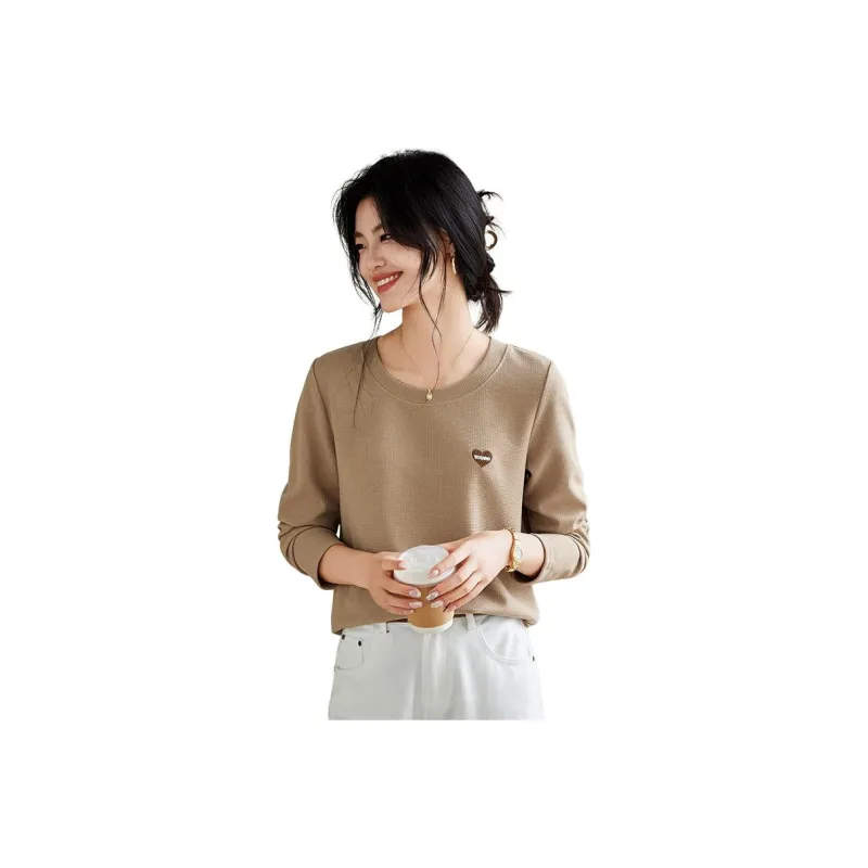 She Enjoys T Shirt Women's Milk Coffee-0