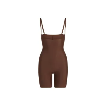 SKIMS BODY CORE SCULPT OPEN BUST MID THIGH BODYSUIT Jumpsuit Women's COCOA/Cocoa