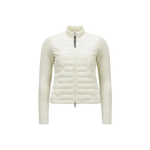 Moncler Zip Up Knit Padded Cardigan