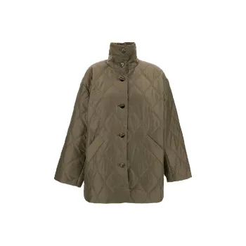 GANNI Drop Shoulder Quilted Jacket
