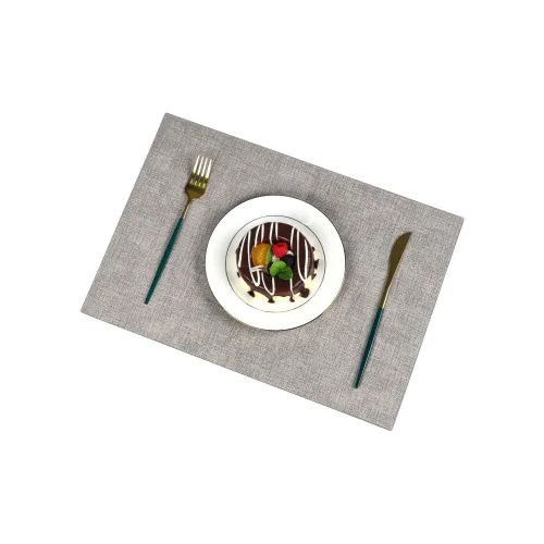 Spinning Autumn Pie Leather Placemats