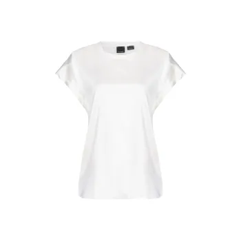 PINKO Short Sleeved Satin Blouse