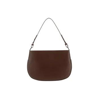 By Far Cow Leather Handbag Women's Brown
