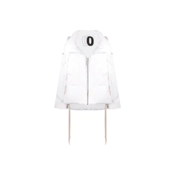 KHRISJOY Fleece Lined Down Jacket Women's White