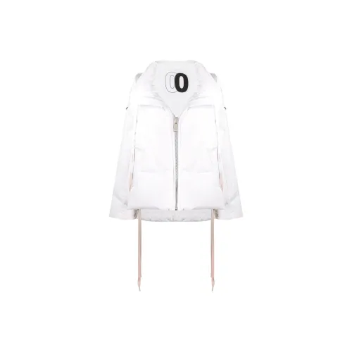 KHRISJOY Fleece Lined Down Jacket Women's White