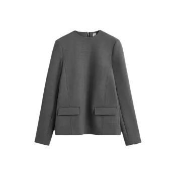 TOTEME Long Sleeved Zipped Blouse