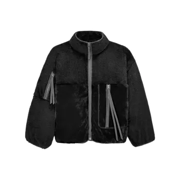 UGG Marlene Sherpa Long Sleeved Zip Up Jacket