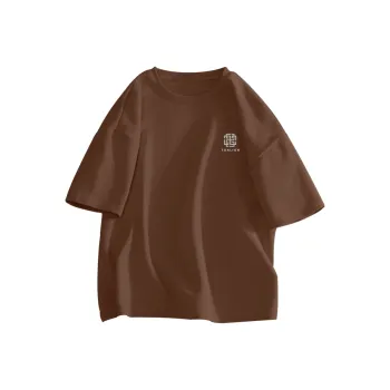Tonlion Drop Shoulder Sleeve T Shirt Women's