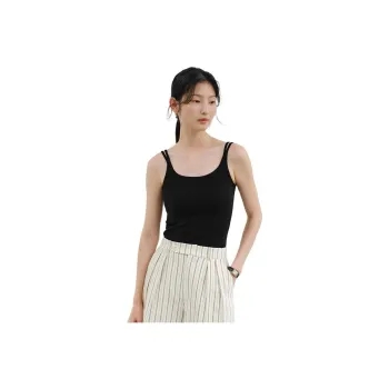 WHITEALLUSION Tank Top Women's Premium Black