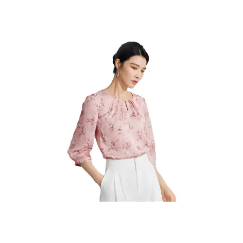 BBLLUUEE Shirt Women's Rose Pink