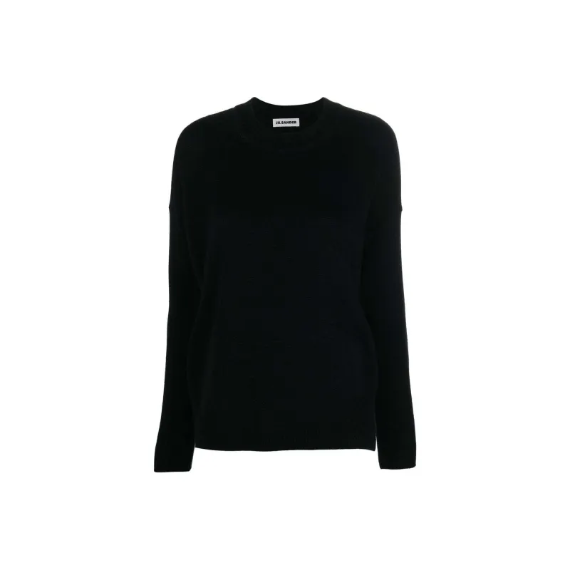 JIL SANDER FW24 Cashmere Sweater Women's Black-0
