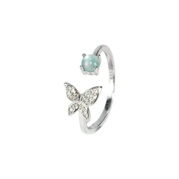 GUANFEI Ice Glutinous Jadeite Rings Women's