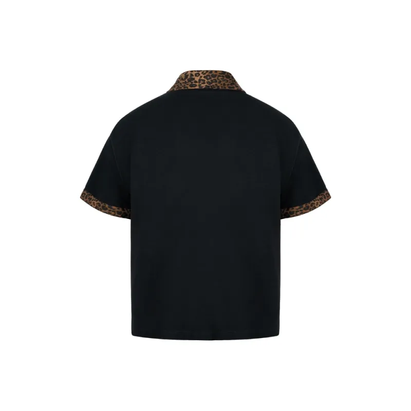 Antidote Worldwide Polo Shirt Unisex Black-1