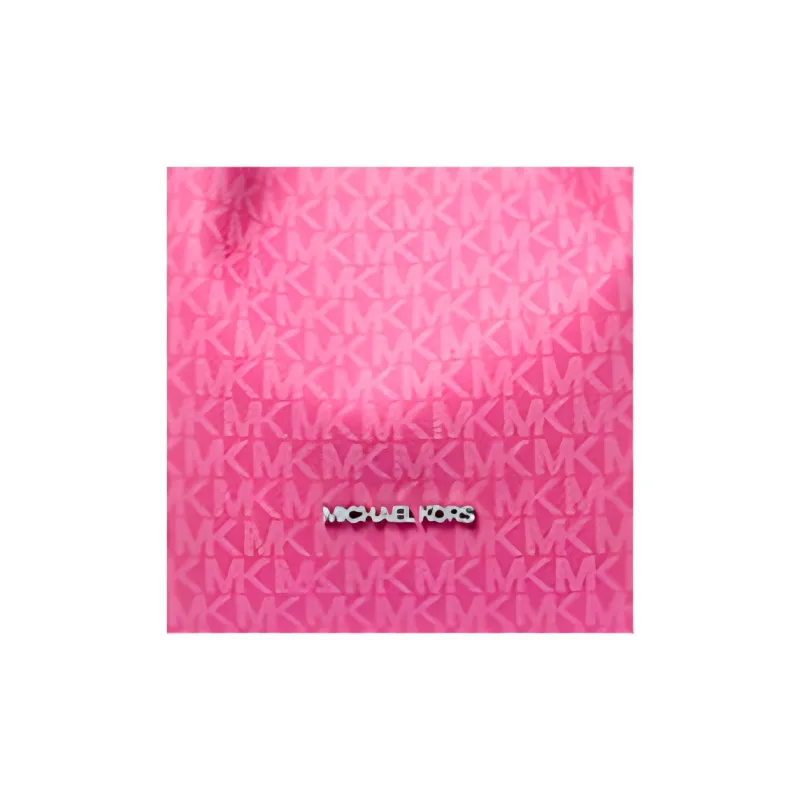 MICHAEL KORS Mina Coated Canvas Shoulder Bag Large Size Women's Dragon Fruit Red-2