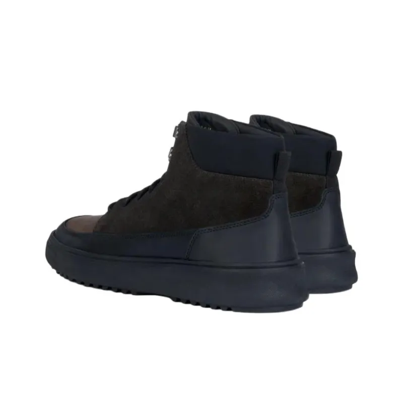 GEOX Cervino Ankle Boots Men's Dark Brown-2