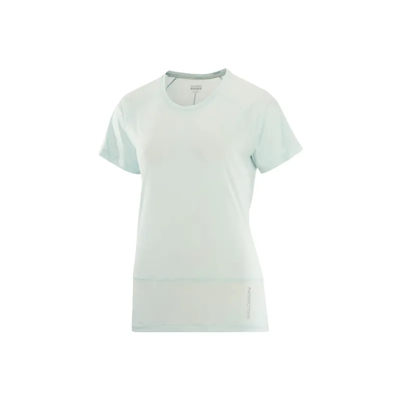 SALOMON CROSS RUN T-Shirt Women's Mist Blue-0