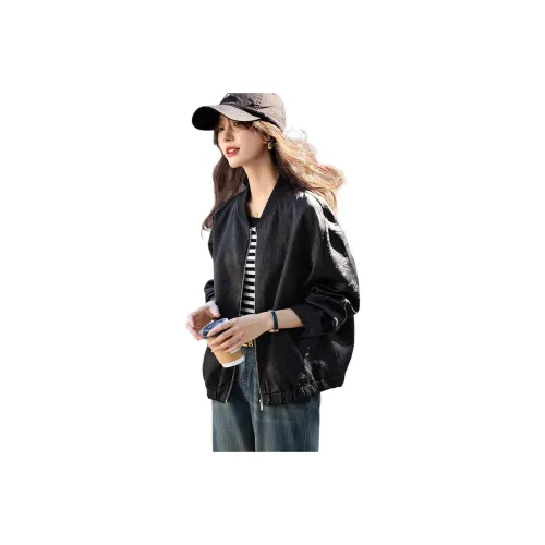 Mo Han Yi Mei Jackets & Coats Women's Black