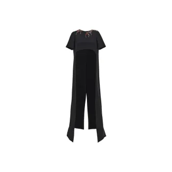 DRIES VAN NOTEN Cecily Embellished Hi-Low Top