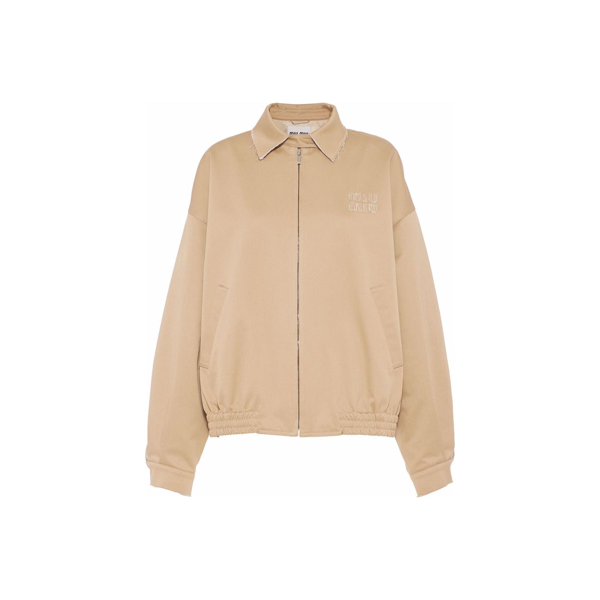 Miu Miu zip-up Jacket | Blue | FARFETCH