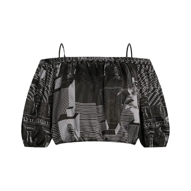 KARL LAGERFELD SS24 Camisole Women's Black-0