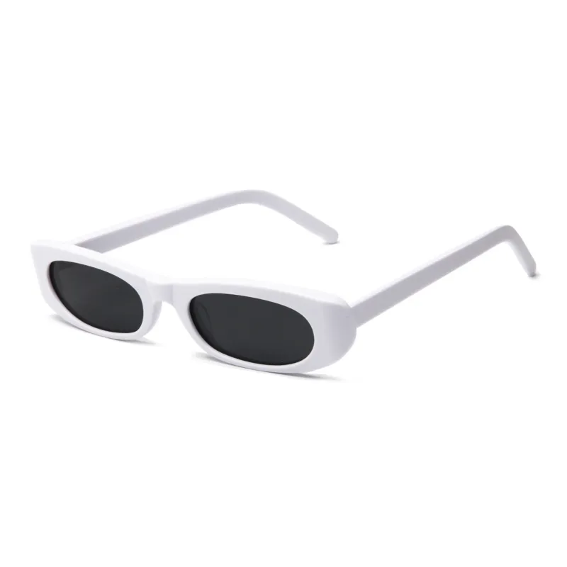 ROLLOTD Plate Frame Oval Sunglasses Unisex-2