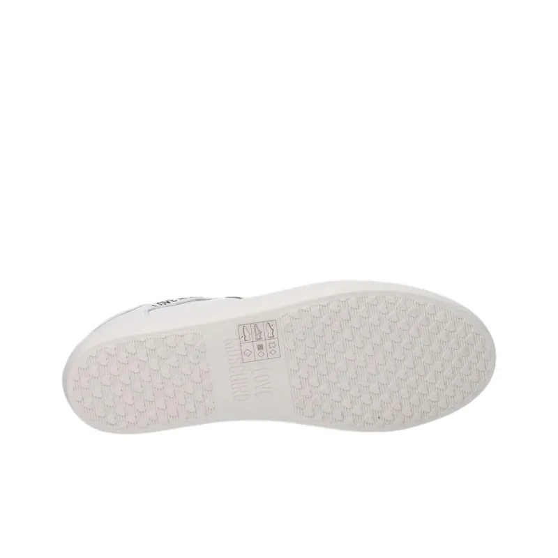 LOVE MOSCHINO Skateboard Shoes Women's White-5