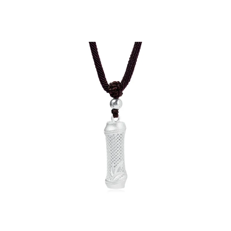 DVNRR S 999 Fine Silver Foot Silver Pendants Unisex-0