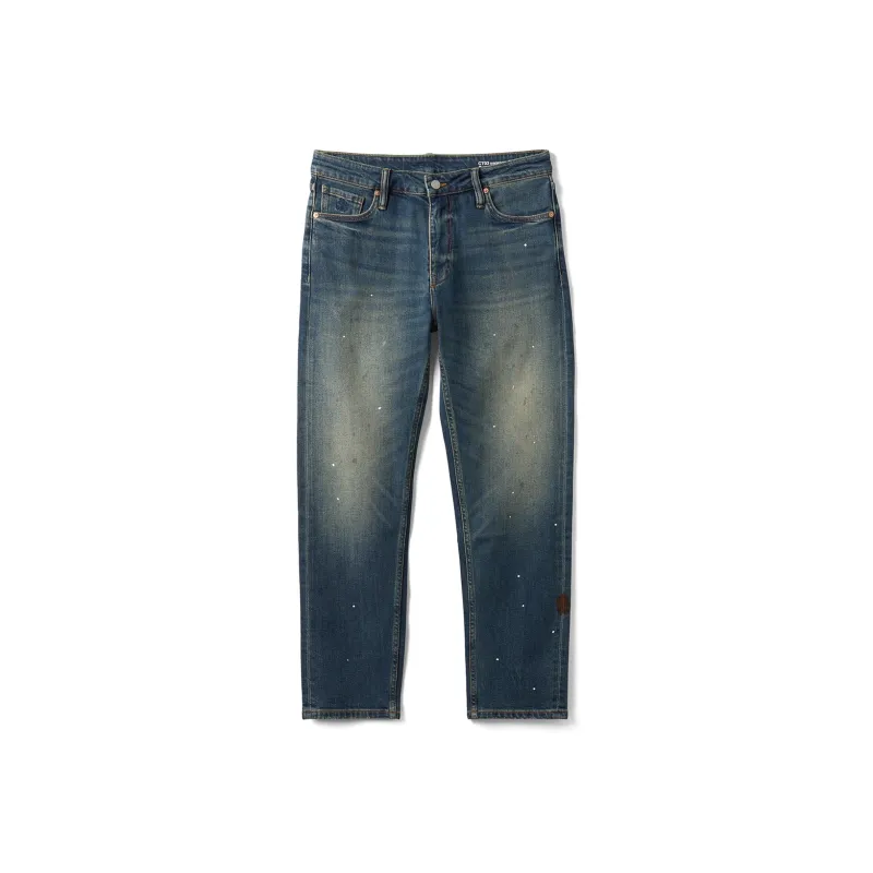 SIMWOOD Jeans Men's Washable Vintage Blue-0