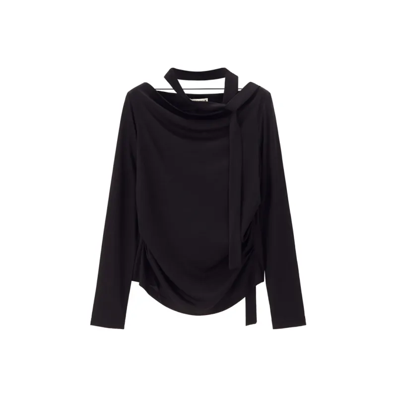UNIQLO T Shirts Women's 15 Black-0