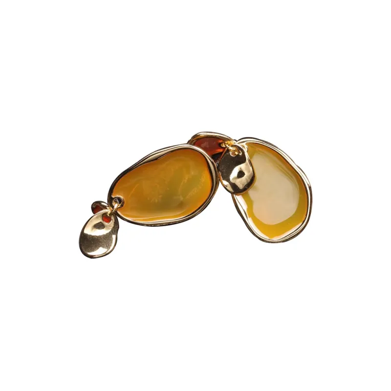 IDEE CREATIVE IDEA FOR YOU Gold Plated Earrings Women's Yellow-2