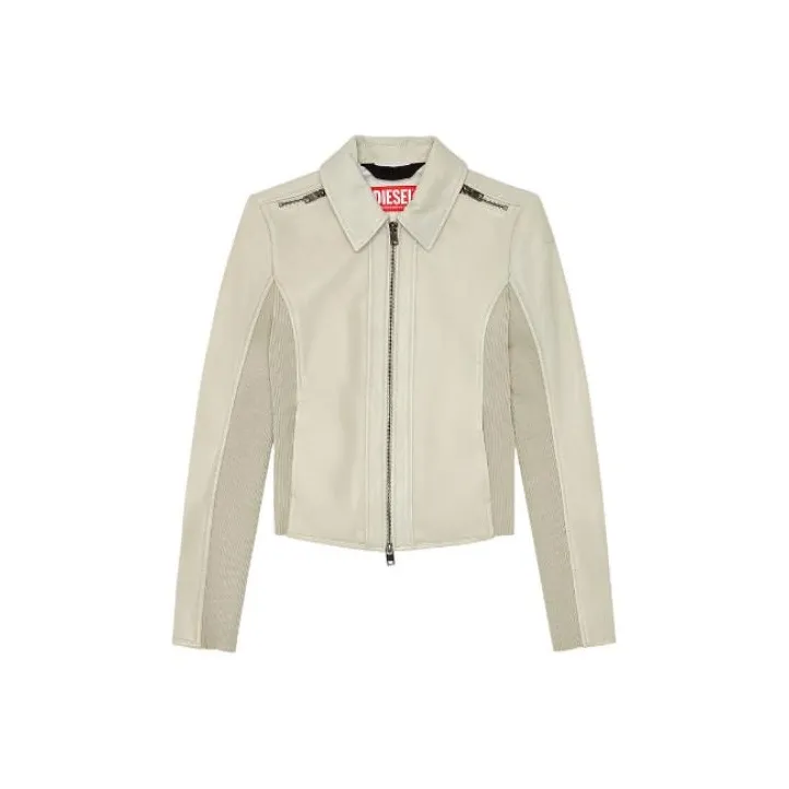 DIESEL SS24 Jackets Coats Women's Light Brown-0