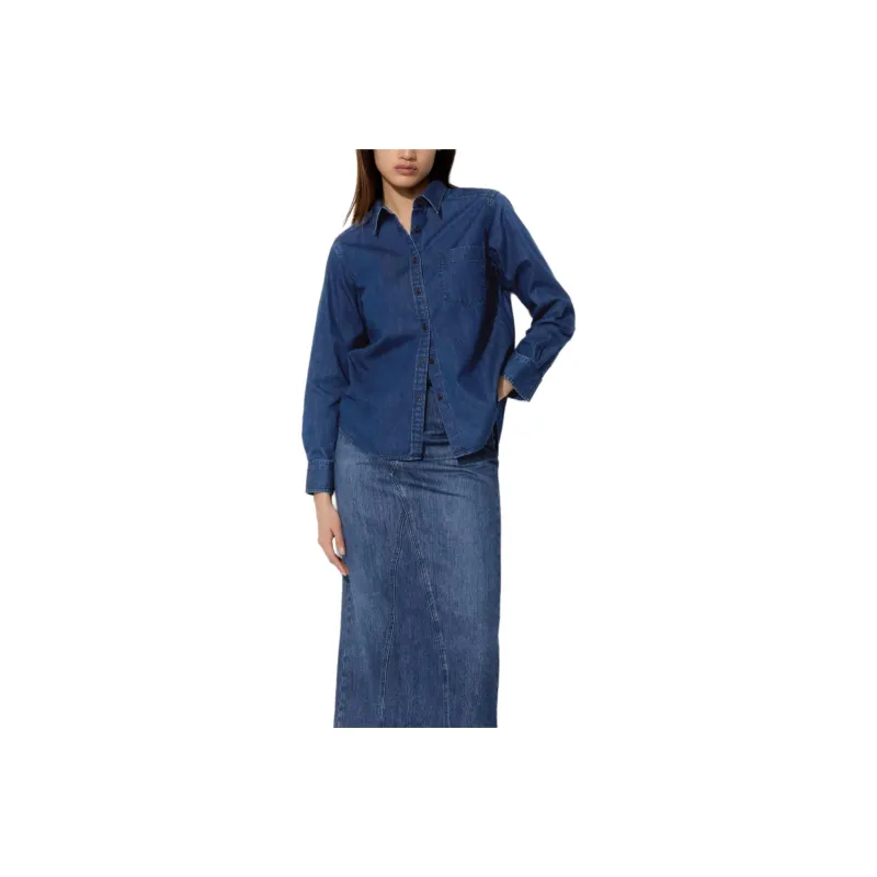 UNIQLO Shirts Women's Sea Blue-0