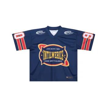 UNTILWERICH T Shirt Unisex Navy Blue