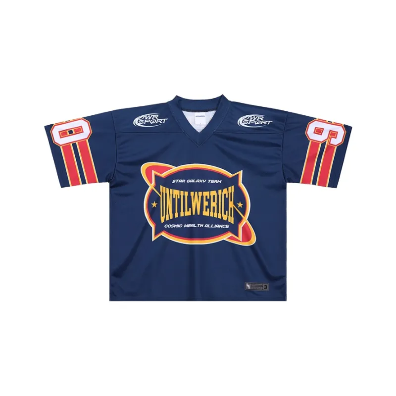 UNTILWERICH T Shirt Unisex Navy Blue-0