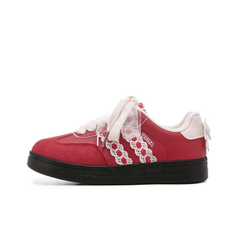 Lovely You Wear resistant And Lightweight Low Top Skateboard Shoes Women's-15