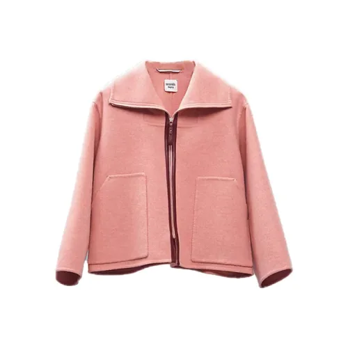 HERMES Jackets Women's Quartz Pink