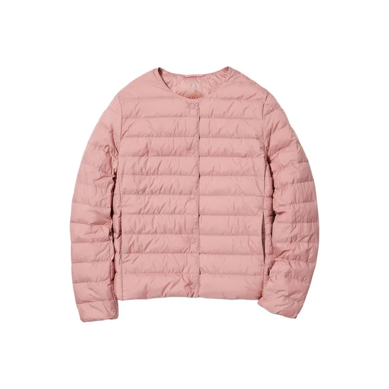 UNIQLO Down Jacket Women's Peach Pink-0