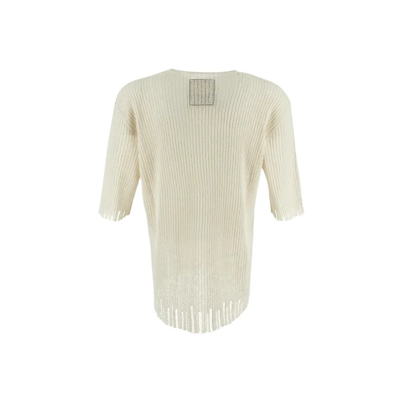 UMA WANG Ribbed knit T Shirt-1
