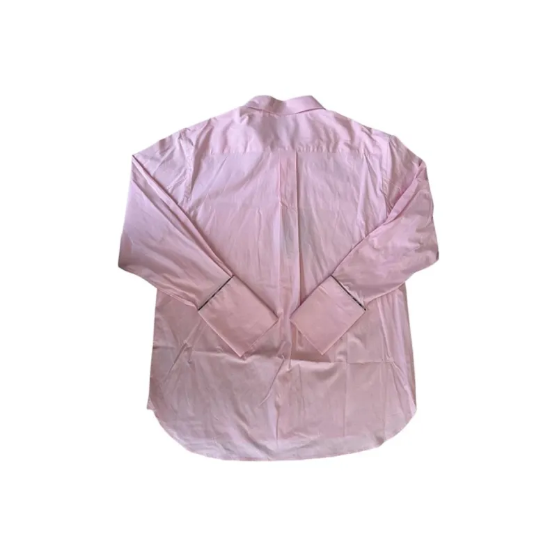 Burberry Shirts Men Pink-1
