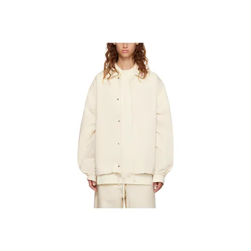 Fear Of God Essentials Military Nylon Hooded Jacket Jackets Women's Eggshell White